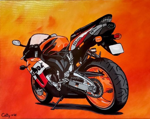 Obraz akryl Honda cbr repsol 50x40