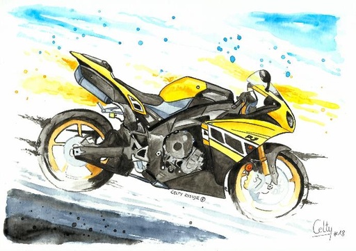 Yamaha R1 alwarela A4