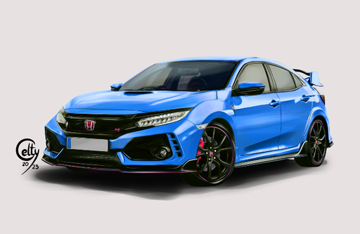 Honda Civic Type R grafika realistyczna