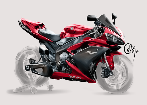 Yamaha R1 grafika realistyczna